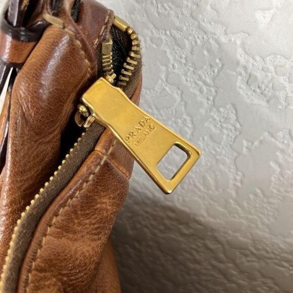 PRADA Cervo Antik Hobo Cammello Sfumato Large - Picture 5 of 12